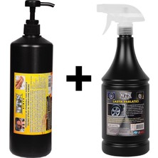 Sanayi Kimya Ponza'lı (Talaşlı) El Temizleme Kremi ( Sabunu) 1 kg & Lastik Parlatıcı Jel 500 ml