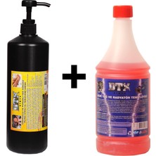 Sanayi Kimya Granüllü El Temizleme Kremi (Sabunu) 1 kg & Ağır Yağ Sökücü 1 Litre