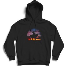 The Fame Kızılderilii, Indian, Silüet Kapüşonlu Sweatshirt Hoodie