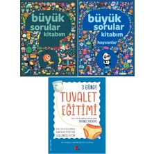 Büyük Sorular Kitabım - Büyük Sorular Kitabım Hayvanlar + - 3 Günde Tuvalet Eğitimi 3 Kitap