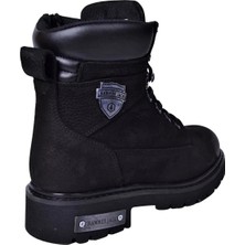Hammer Jack 18501 Unisex Siyah Nubuk Deri Bot Rahat Kalıp Deri