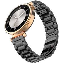 Sneezy Huawei Watch Gt4 41MM Ile Uyumlu 18MM Ironweft Döküm Çelik Metal Kordon