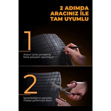 Durmaz Audi S8 Uyumlu 4d Havuzlu Universal Paspas Siyah 5 Parça