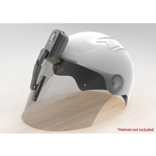 Motoanl Motosiklet Kask Vizör Silici Üniversal Su Geçirmez Kask Ön Cam Silecek Şarj Edilebilr 800 Mah