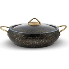 Esse Granite Gold 7 Parça Tava Tencere Set