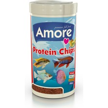 Bonisa Cichlid Mix Granulat 3 kg Kova, Amore Elite Protein Garlic ve Protein Chips 250ML Kutu Balık Yemi