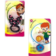 Headlice Stopper Doğal Kokulu Tavşan Kulaklıklı Bit Tokası+ Bit Rozeti 2li Set