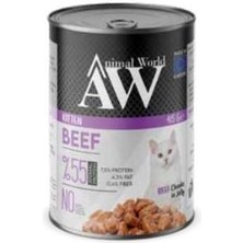 Animal World Kitten Beef Jelly Yavru Kedi Konservesi 415 gr