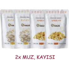 The Snack Haus Freeze Dried Muz, Kayısı