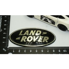 Dk Land Rover Ön Panjur ve Bagaj Siyah Gümüş Logo Amblem 85MM