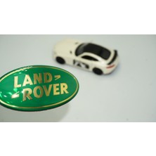 Dk Land Rover Ön Panjur ve Bagaj Yeşil Sarı Logo Amblem 85MM