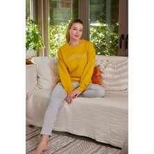 Zeyland Kadın Yazı Nakışlı Pijama Takımı