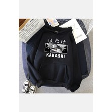 Populus Kakashi Red Eyes Kapşonlu Sweatshirt