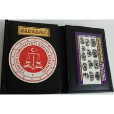 Aldatmaz Adalet Bakanlığı Rozetli Cüzdanı Satınal.-Sadece,kurum Adresıne Göderilir,sivil Adrese Gönderilmez