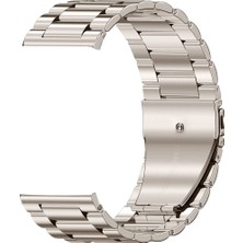 MobaxAksesuar Huawei Watch GT 6/5/4 41mm -GT 5 Pro 42mm Üniversal Akıllı Saat 18mm Kordon Klipsli Metal Kordon 04