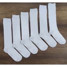Leement Socks Kız Çocuk Dizaltı Okul Çorap Pamuklu 6 Çift
