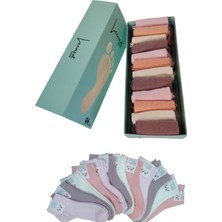 Leement Socks Çocuk 12 Çift Pamuklu Patik Çorap