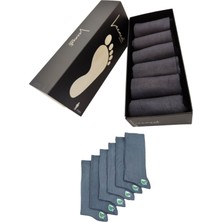 Leement Socks Erkek 6 Çift Dikişsiz Bambu Klasik Çorap