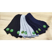 Leement Socks Erkek 12 Çift Bambu Kısa Konç Çorap