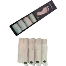 Leement Socks Erkek Bambu Dikişsiz Çorap 4 Çift Klasik