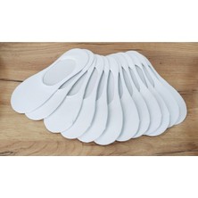Leement Socks Erkek 12 Çift Bambu Slikonlu Babet Görünmez Çorap