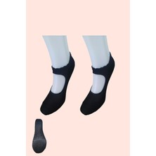 Leement Socks 2'li Yoga Plates Ve Spor Çorabı Taban Altı Kaydırmaz