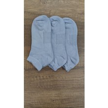 Leement Socks Kadın 3 Çift Bambu Patik Çorap Dikişsiz Yumuşak Dokulu
