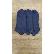 Leement Socks Kadın 3 Çift Bambu Patik Çorap Dikişsiz Yumuşak Dokulu