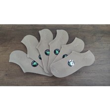 Leement Socks Unisex 6 Çift Bambu Dikişsiz Sneakers Çorabı