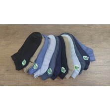 Leement Socks 12 Çift Bambu Patik Çorap Dikişsiz