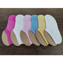 Leement Socks Çocuk 6 Çift Kısa Snekers Çorap Burun Dikişsiz