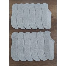 Leement Socks Erkek 12 Çift Pamuklu Sıfır Konç Sneakers Çorap