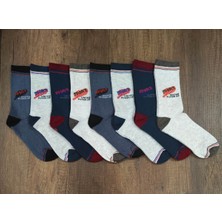 Leement Socks Çocuk Pamuklu Kokulu Çorap 8 Çift Desenli
