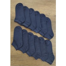 Leement Socks Unisex 12 Çift Bambu Patik Çorap Dikişsiz
