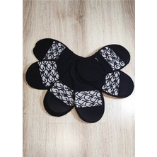 Leement Socks 6'Lı Tül Desenli Babet Çorap