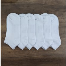 Leement Socks Kadın 6 Çift Bambu Patik Çorap Dikişsiz Yumuşak Dokulu