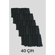 Leement Socks Unisex 40 Çift Klasik Likralı Pamuklu Çorap