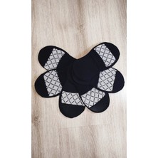 Leement Socks 6'Lı Tül Desenli Babet Çorap