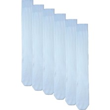 Leement Socks Kadın Bambu Dizaltı Kolej Çorabı 6 Çift