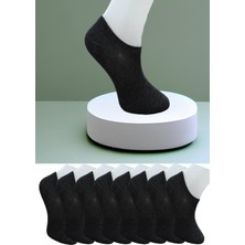 Leement Socks Dikişsiz 8 Çift Penye Spor Snekers Sıfır Boy Çorap