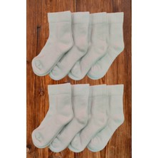 Leement Socks Çocuk Taban Altı Havlu Çorap 8 Çift Pamuklu Dikişsiz Burun