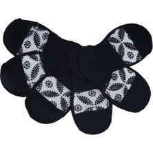 Leement Socks 6'Lı Tül Desenli Babet Çorap