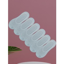 Leement Socks Kadın 6 Çift Jakarlı Örme Dantel Biyeli Babet Çorap
