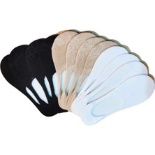 Leement Socks 12'li Bambu Slikonlu Babet Görünmez Çorap