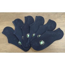 Leement Socks Unisex 6 Çift Bambu Dikişsiz Sneakers Çorabı