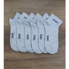 Leement Socks Erkek 6 Çift Yarım Konç Spor Çorap