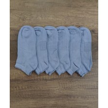 Leement Socks Unisex 6 Çift Bambu Patik Çorap Dikişsiz