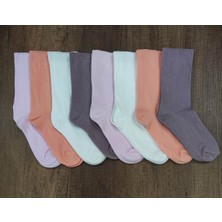 Leement Socks Çocuk Pamuklu Kokulu Çorap 8 Çift Rahat Lastikli