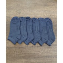 Leement Socks Kadın 6 Çift Bambu Patik Çorap Dikişsiz Yumuşak Dokulu