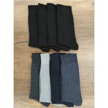 Leement Socks Unisex 8 Çift Klasik Likralı Pamuklu Çorap